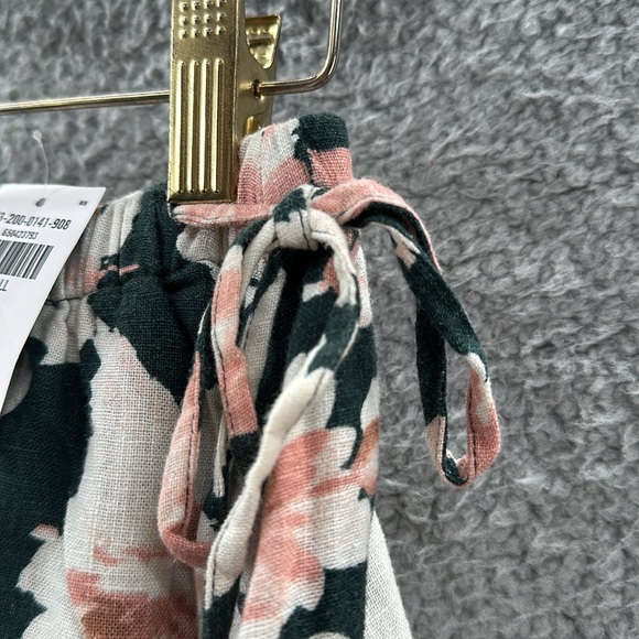 NEW Abercrombie & Fitch Green Floral Print Linen Blend Skirt XS - Picture 6 of 13